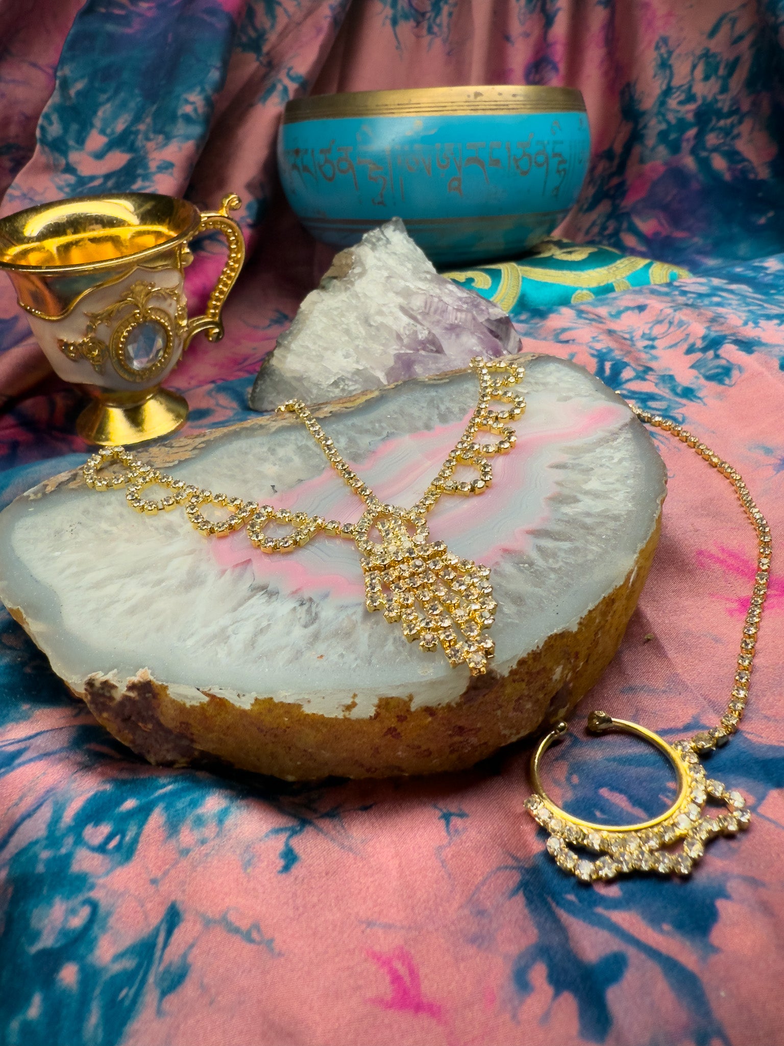 Princess tiara & Nose Ring Set