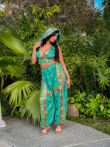 Turquoise Lotus Jasmine Set