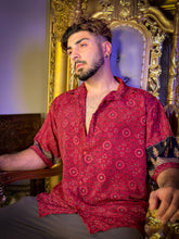 Load image into Gallery viewer, Rosa Negra Button-Up Shirt
