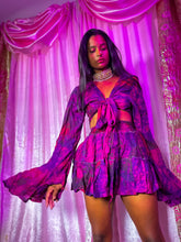 Load image into Gallery viewer, Cosmic Violet Micro Mini Skirt Set
