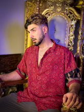 Load image into Gallery viewer, Rosa Negra Button-Up Shirt
