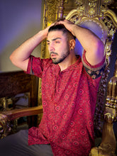Load image into Gallery viewer, Rosa Negra Button-Up Shirt
