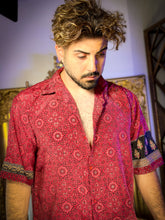 Load image into Gallery viewer, Rosa Negra Button-Up Shirt
