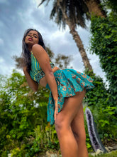 Load image into Gallery viewer, Golden Jasmine Paisley Micro Mini Skirt Set
