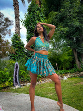 Load image into Gallery viewer, Golden Jasmine Paisley Micro Mini Skirt Set
