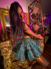 Load image into Gallery viewer, Golden Midnight Micro Mini Skirt Set
