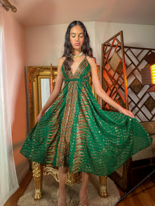 Emerald Alchemy Magic Dress