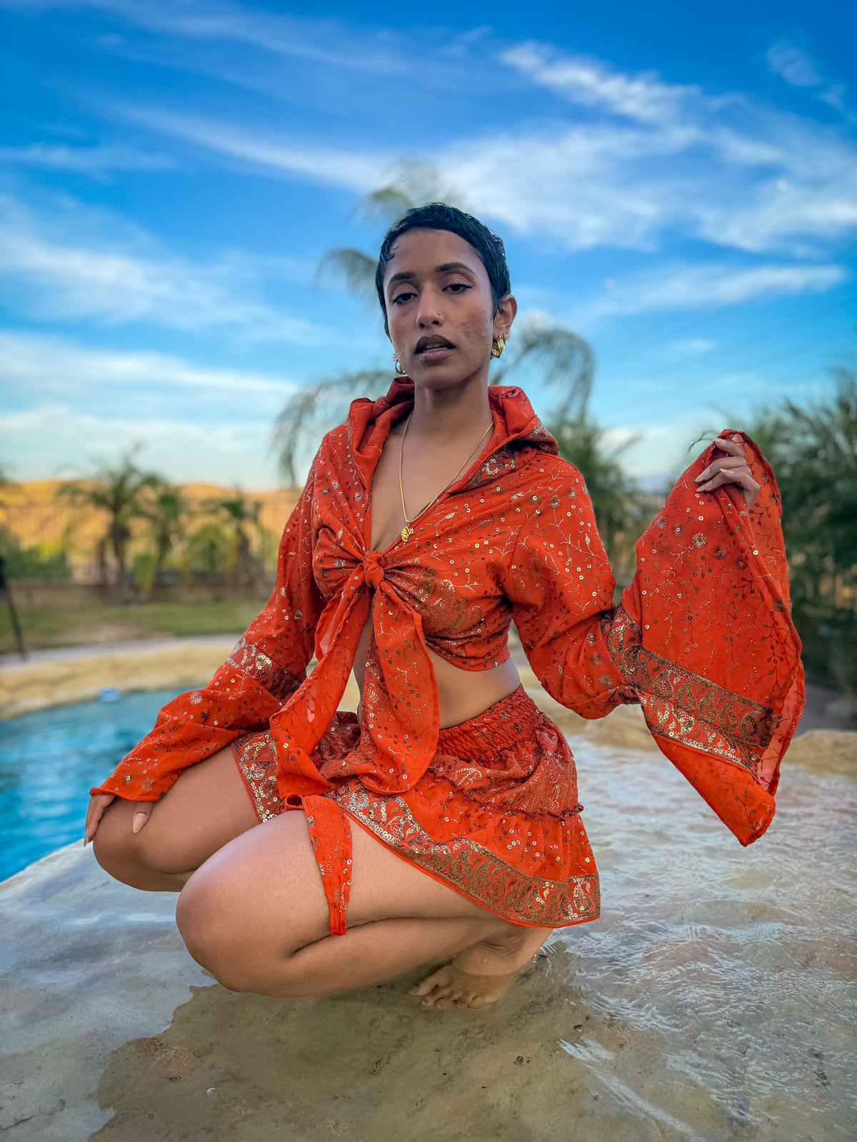 Fire Princess Mini Gehr Skirt Set