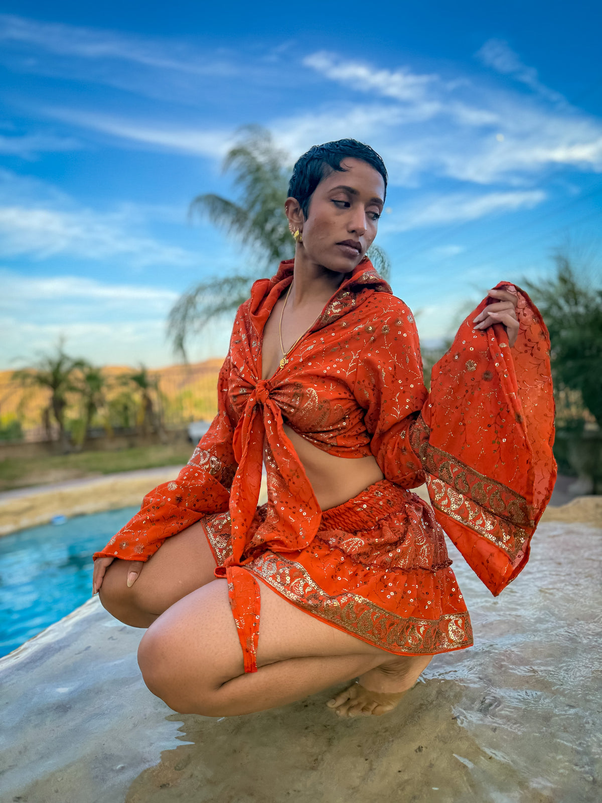 Fire Princess Mini Gehr Skirt Set
