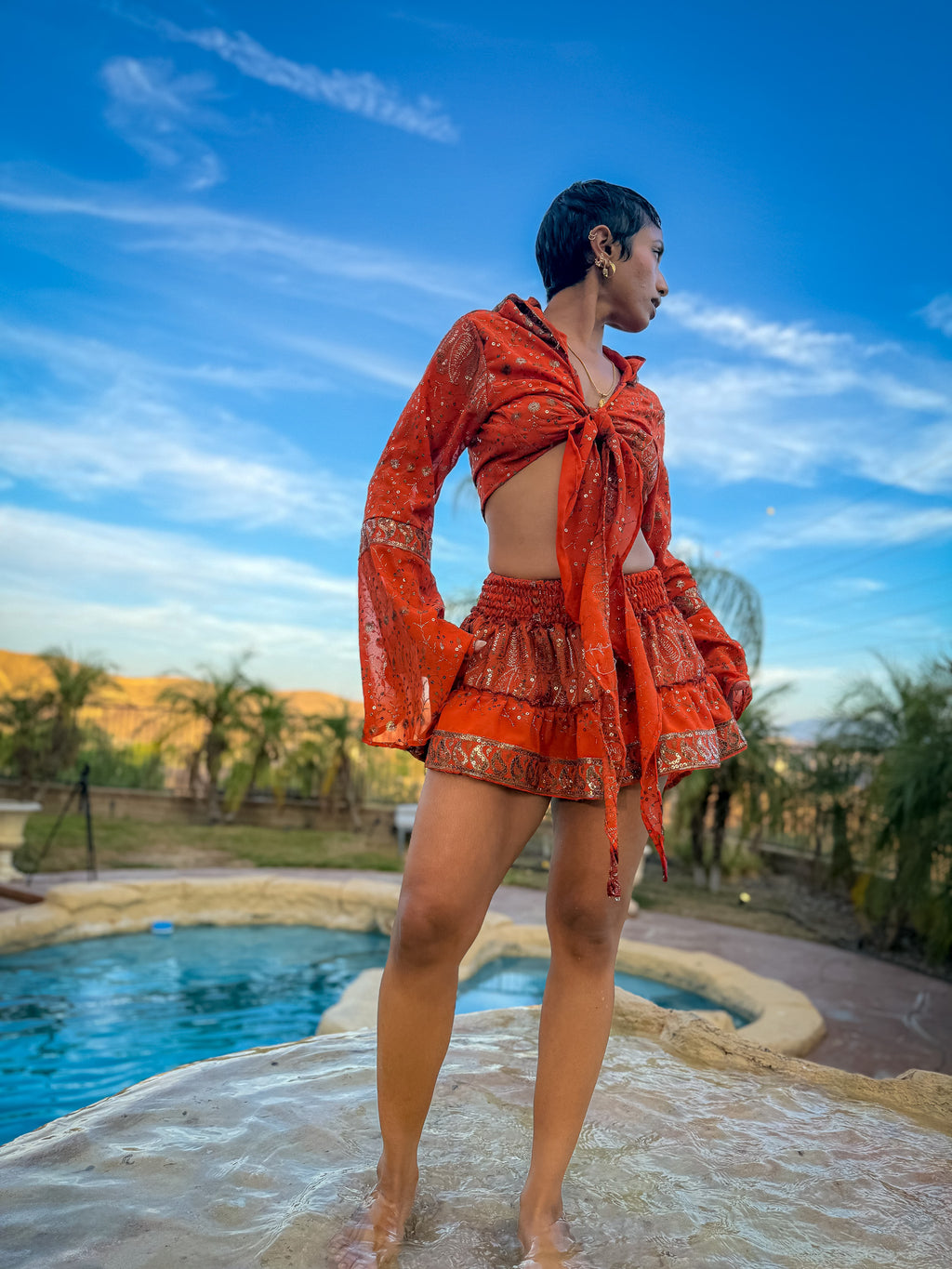 Fire Princess Mini Gehr Skirt Set
