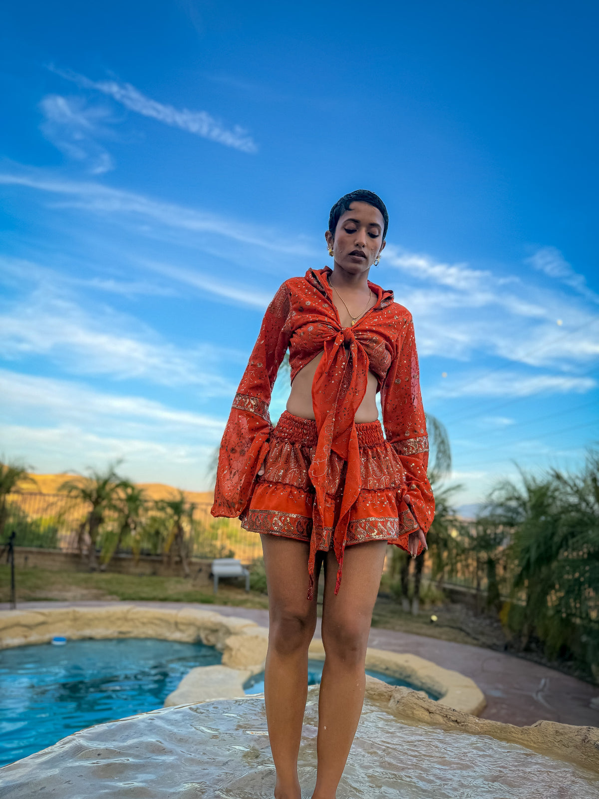 Fire Princess Mini Gehr Skirt Set