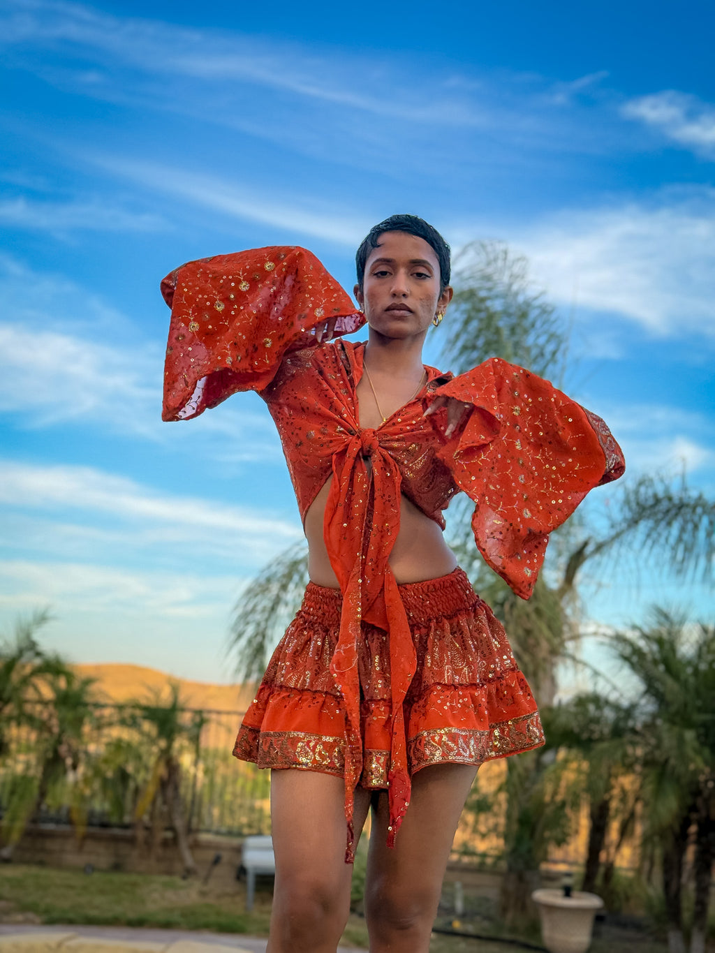 Fire Princess Mini Gehr Skirt Set