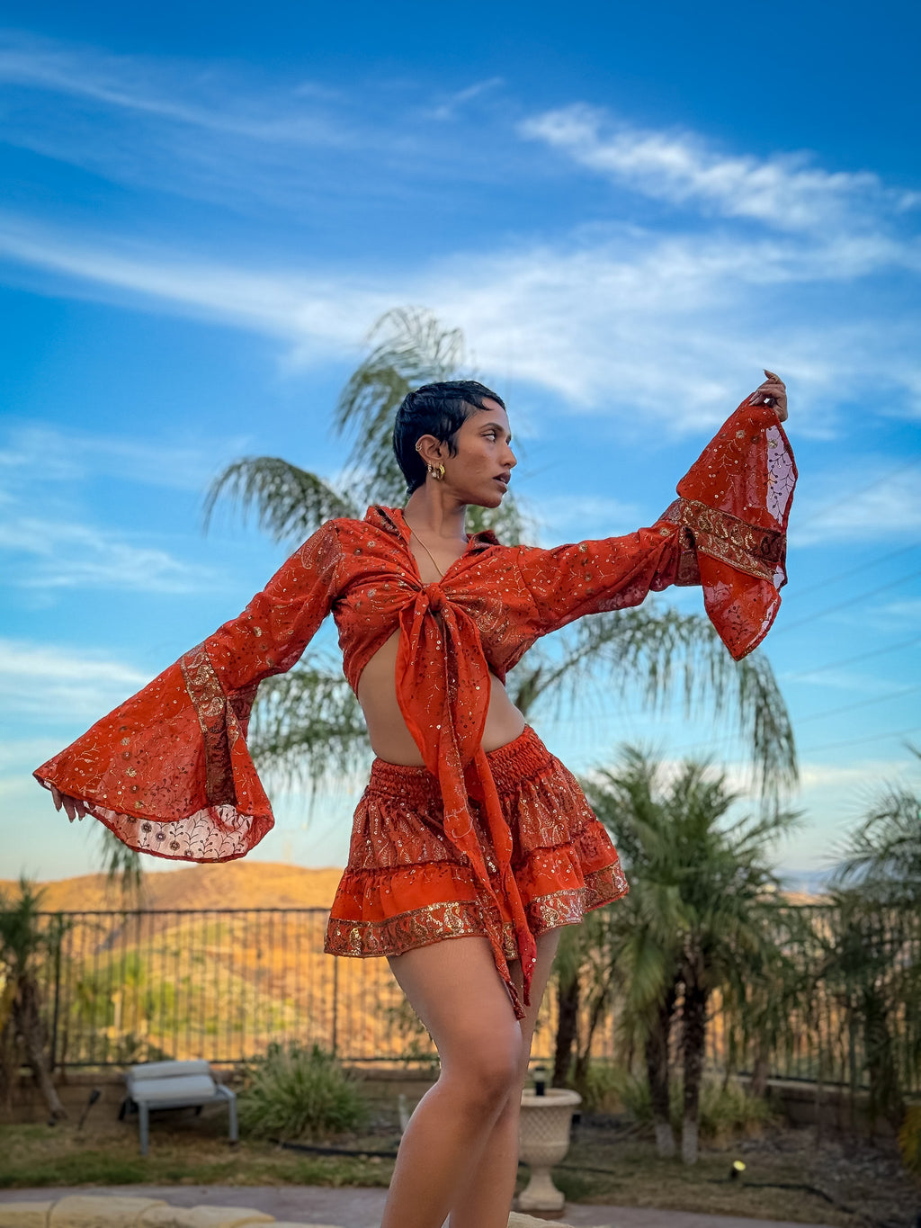 Fire Princess Mini Gehr Skirt Set