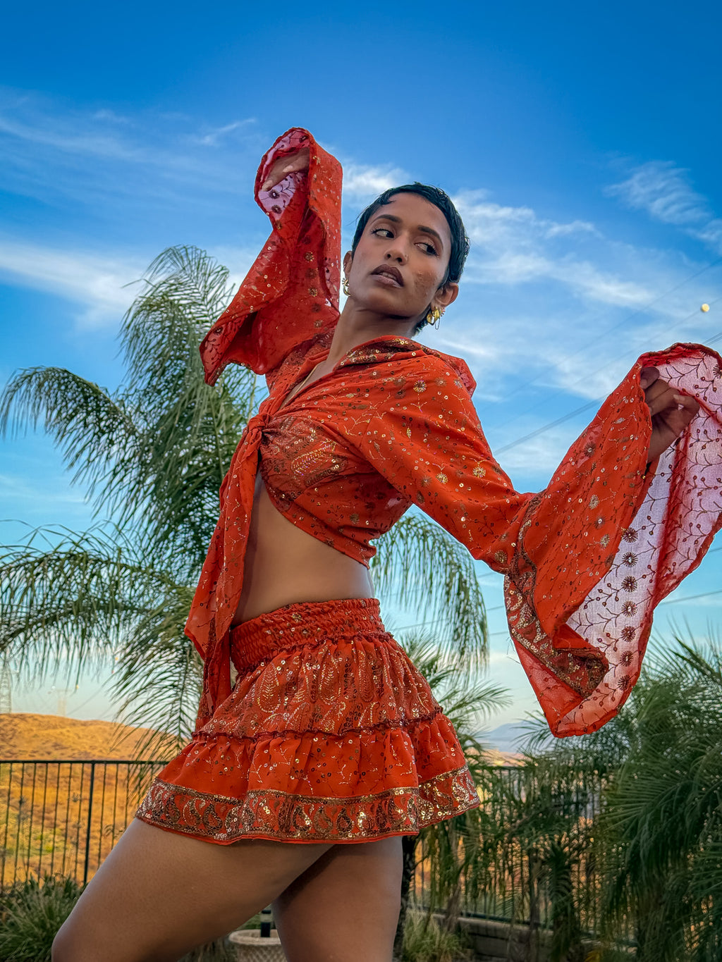 Fire Princess Mini Gehr Skirt Set