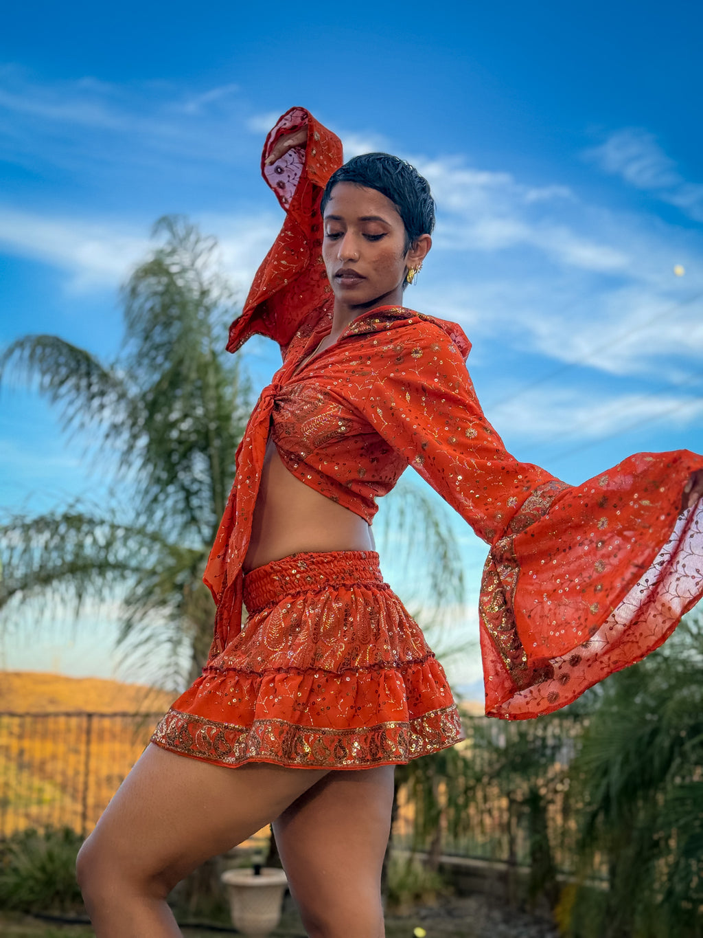 Fire Princess Mini Gehr Skirt Set