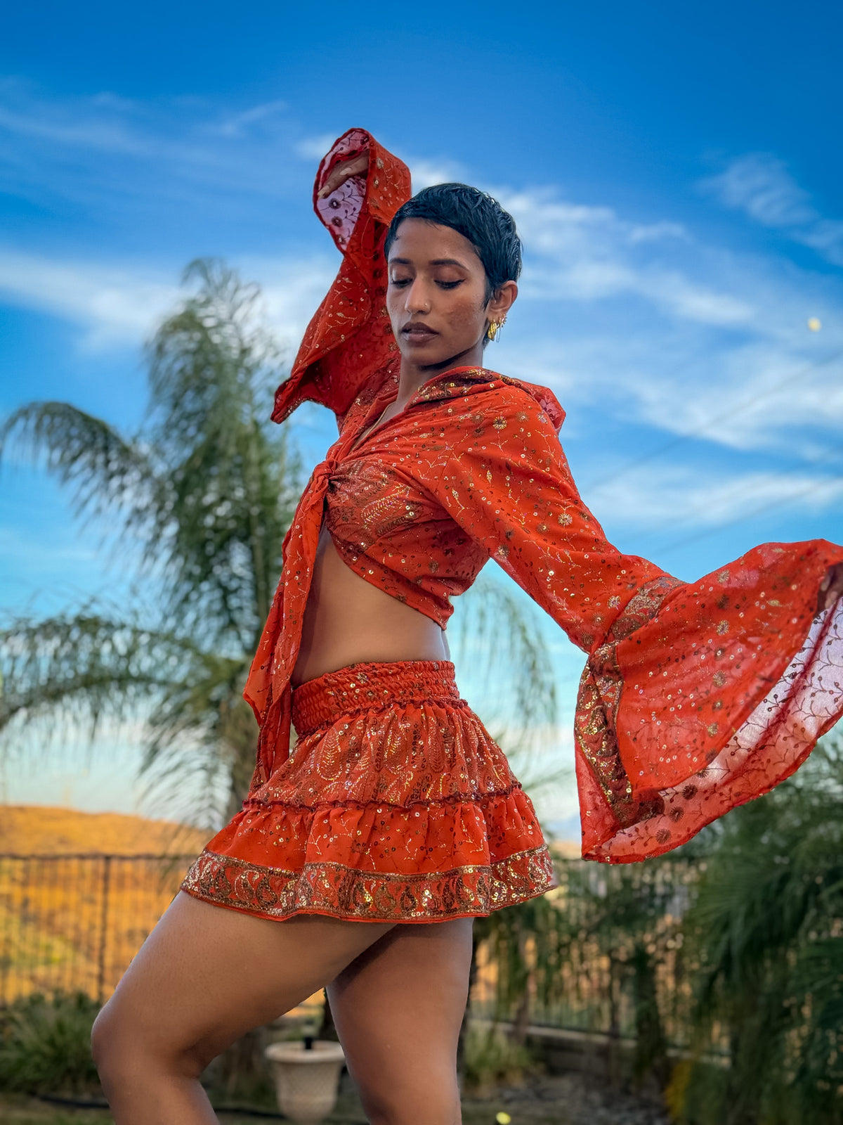 Fire Princess Mini Gehr Skirt Set