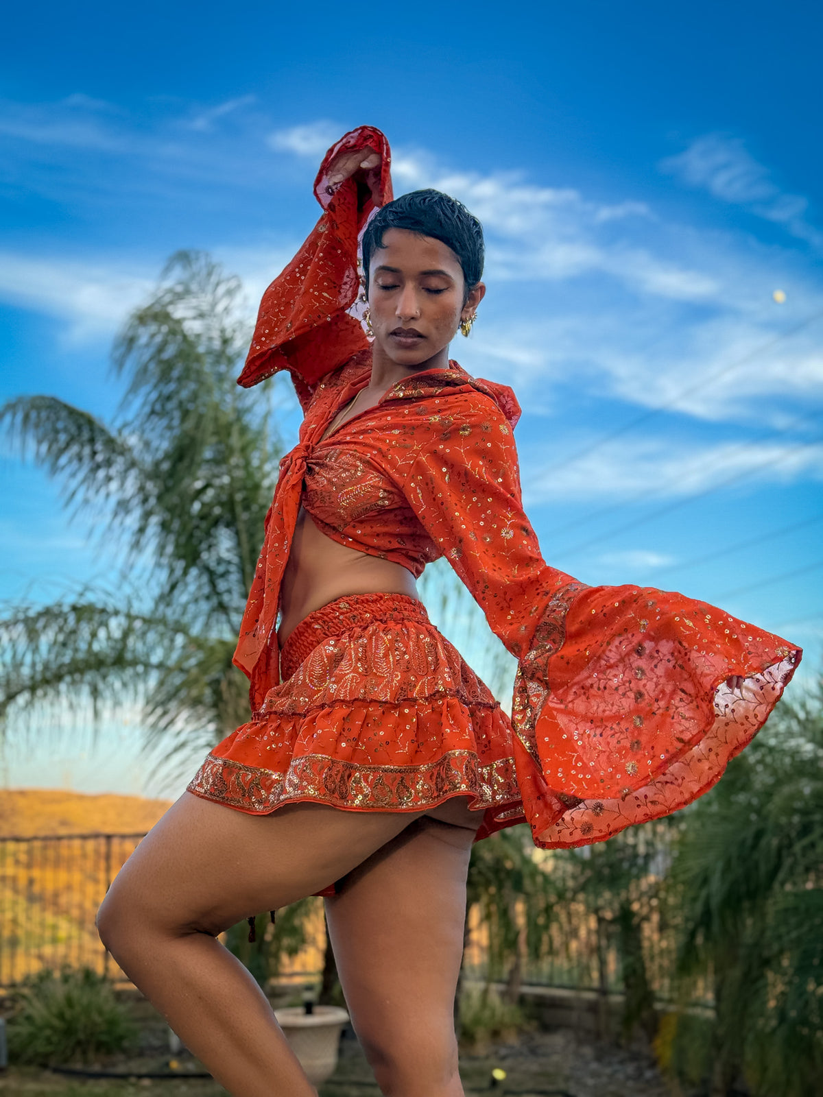 Fire Princess Mini Gehr Skirt Set