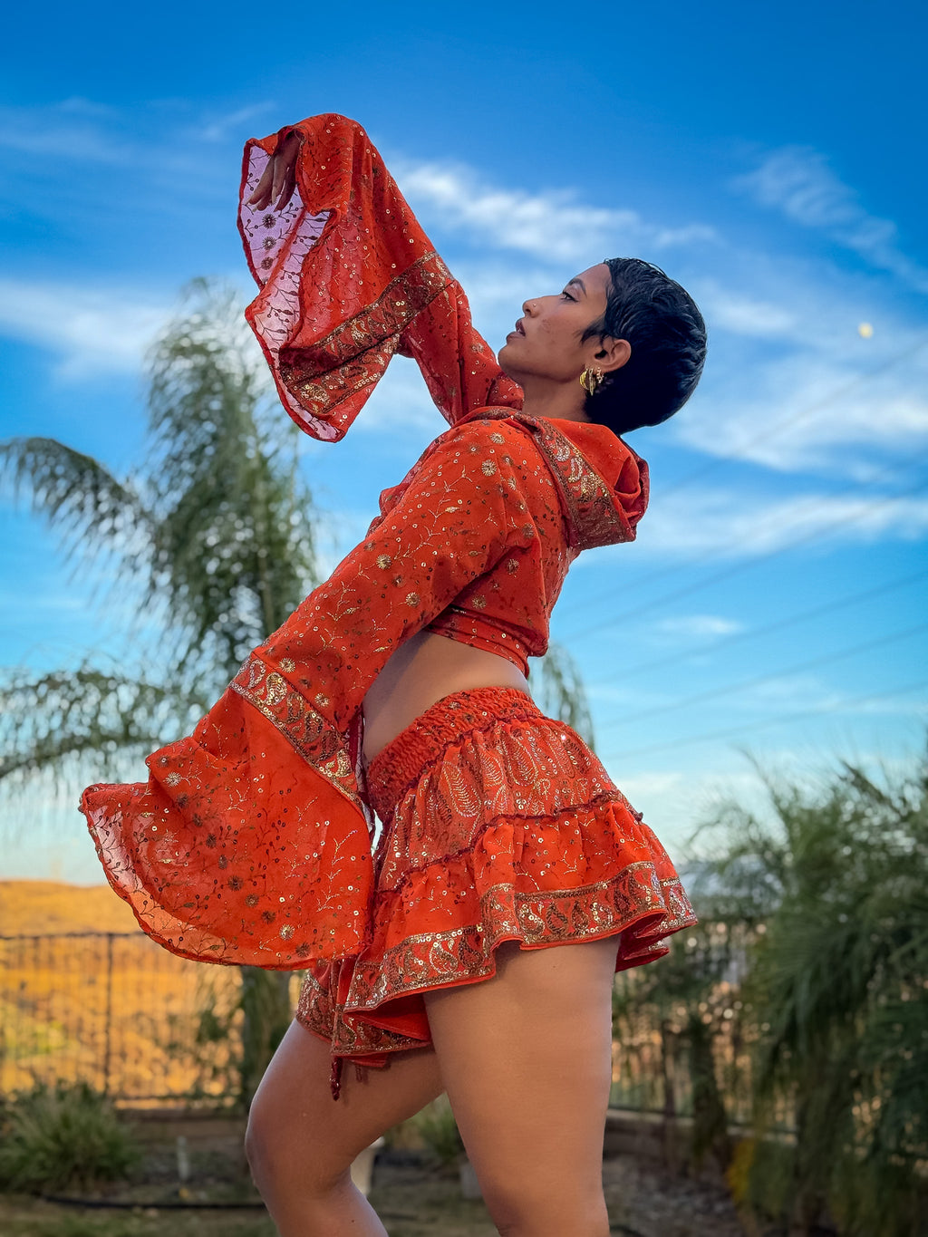 Fire Princess Mini Gehr Skirt Set