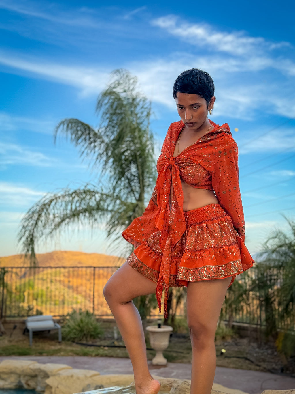 Fire Princess Mini Gehr Skirt Set