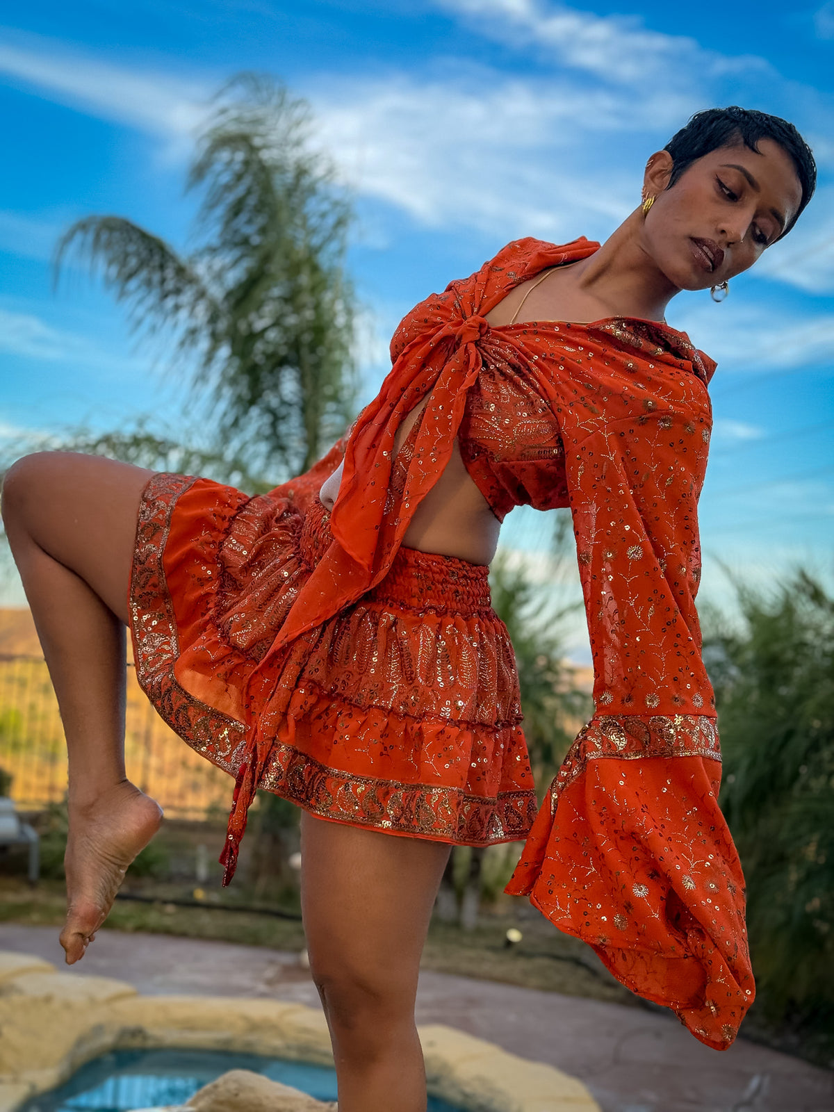 Fire Princess Mini Gehr Skirt Set