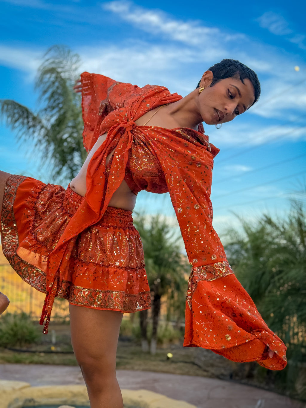 Fire Princess Mini Gehr Skirt Set