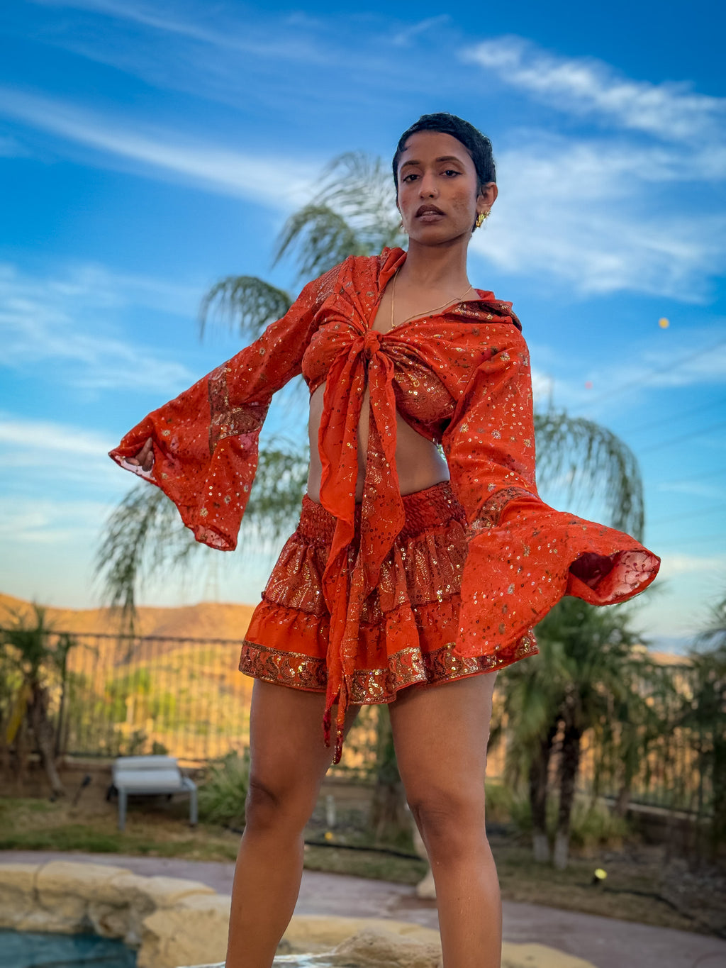 Fire Princess Mini Gehr Skirt Set