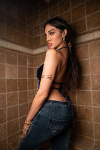 Load image into Gallery viewer, Royal Midnight Pixie Top
