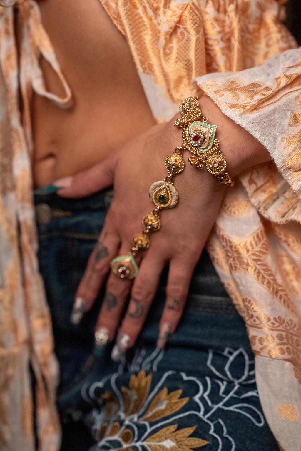 Third Eye Drip Hand Chain