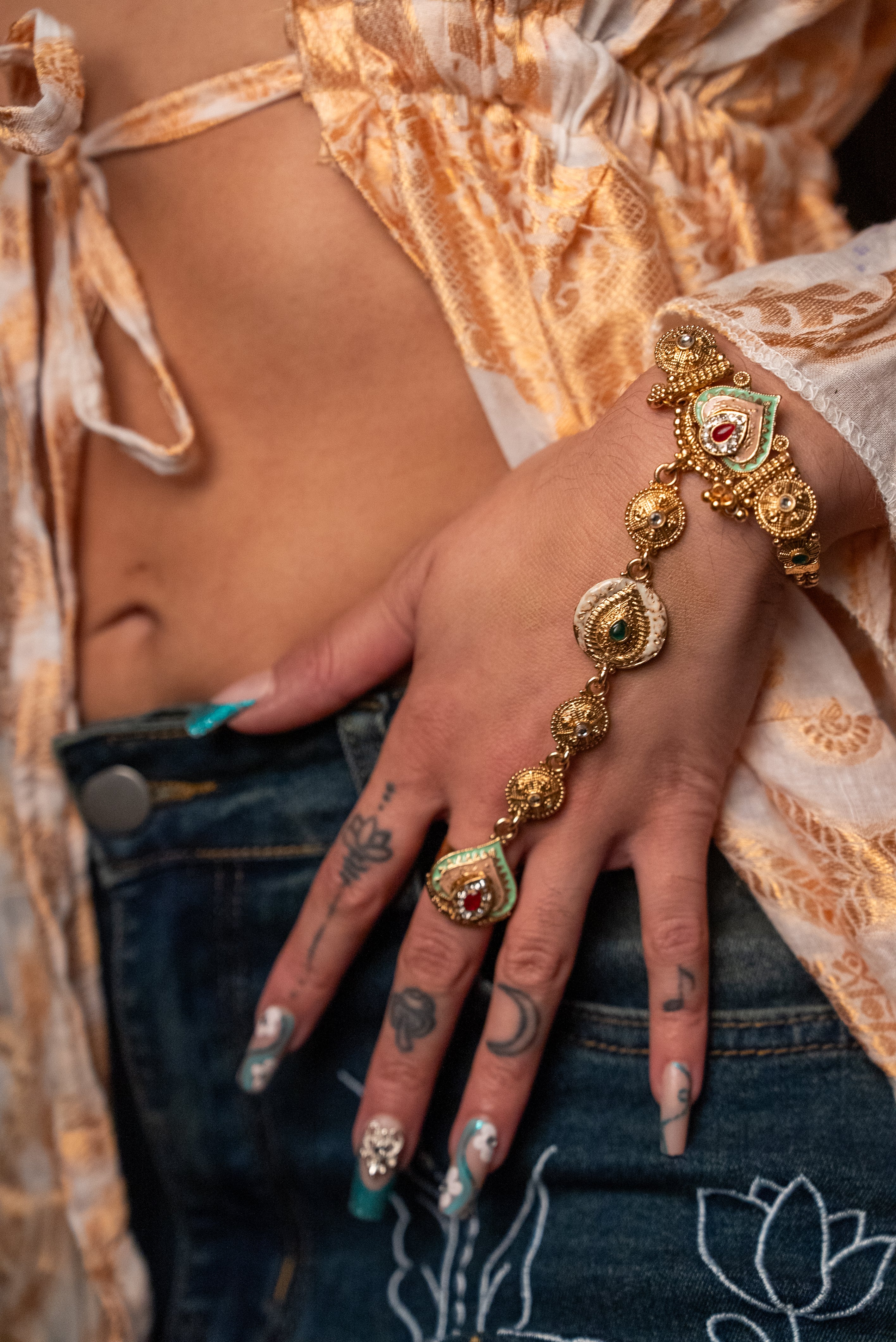 Third Eye Drip Hand Chain
