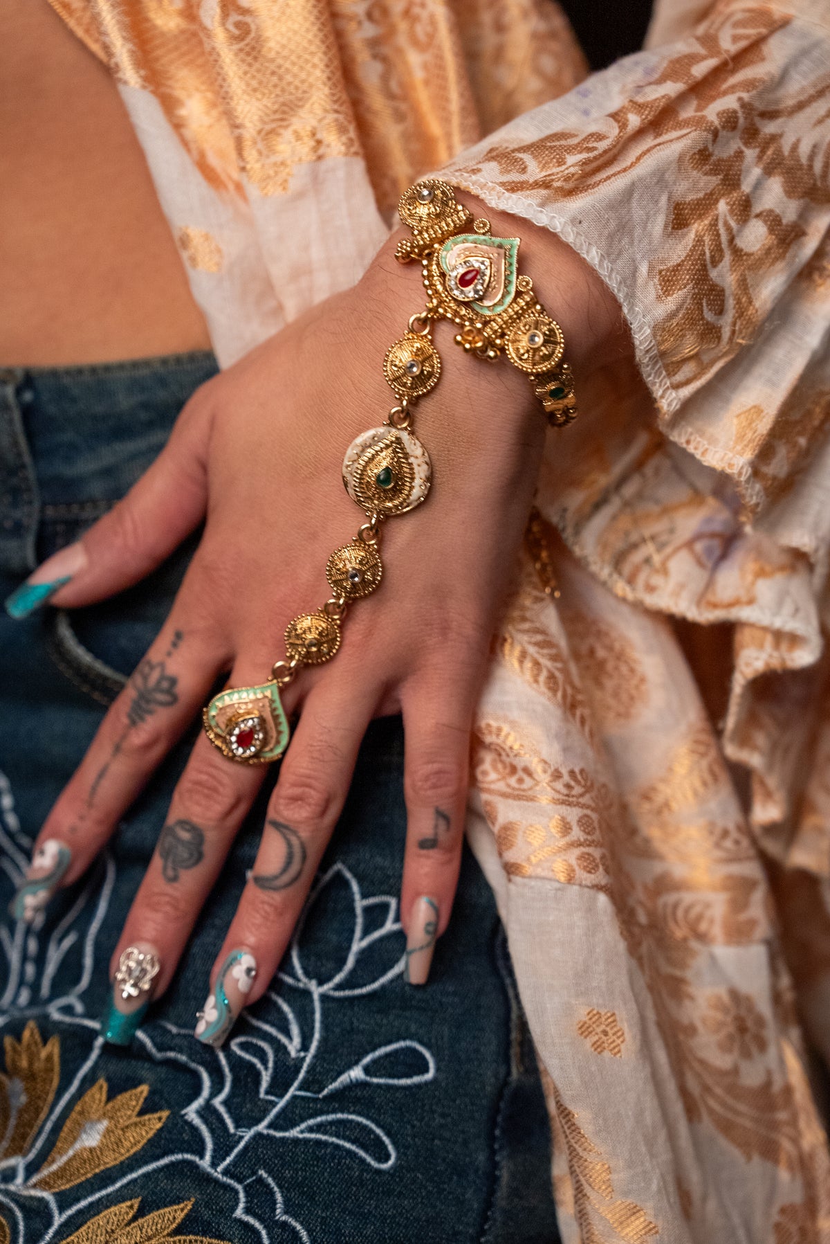 Third Eye Drip Hand Chain