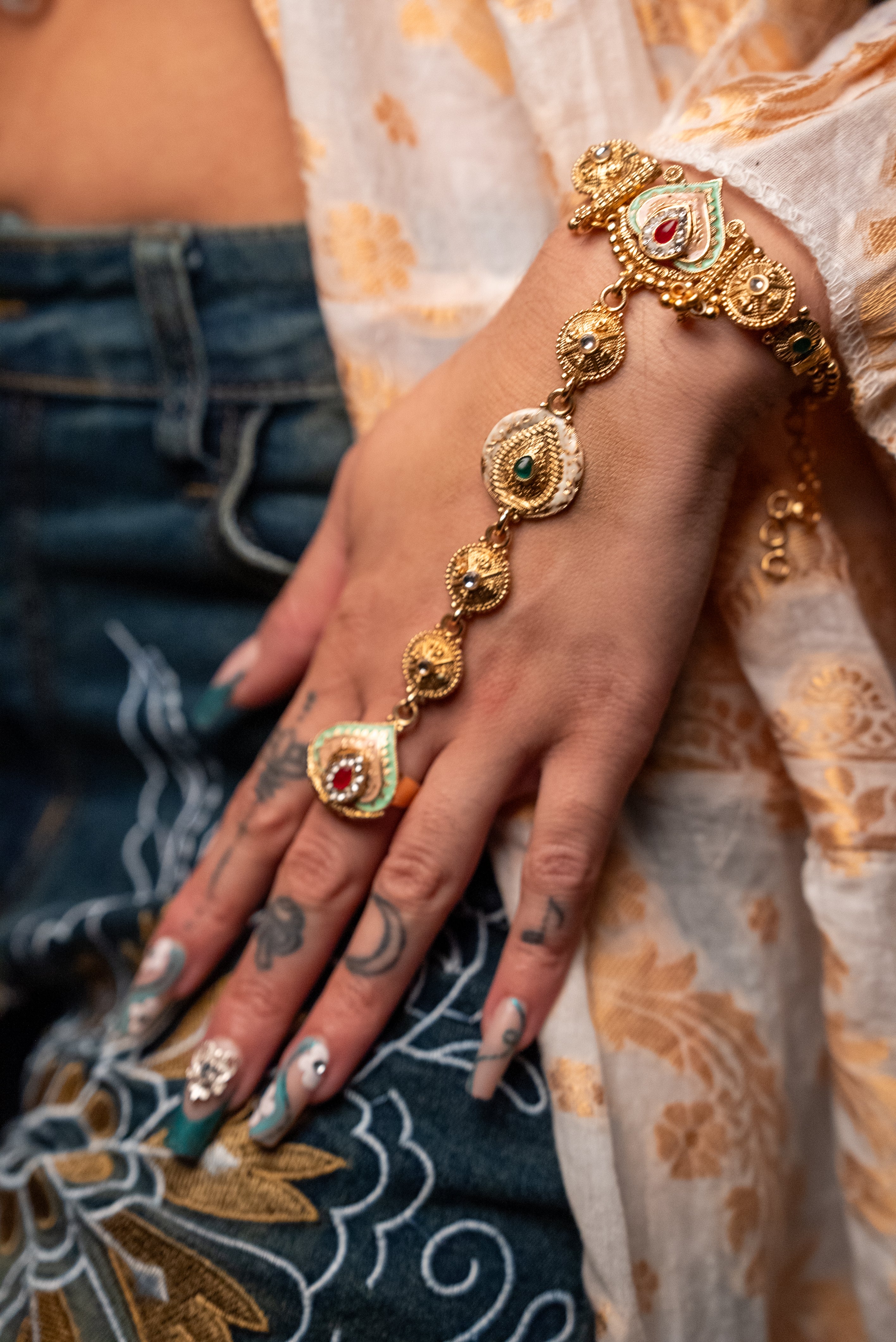 Third Eye Drip Hand Chain