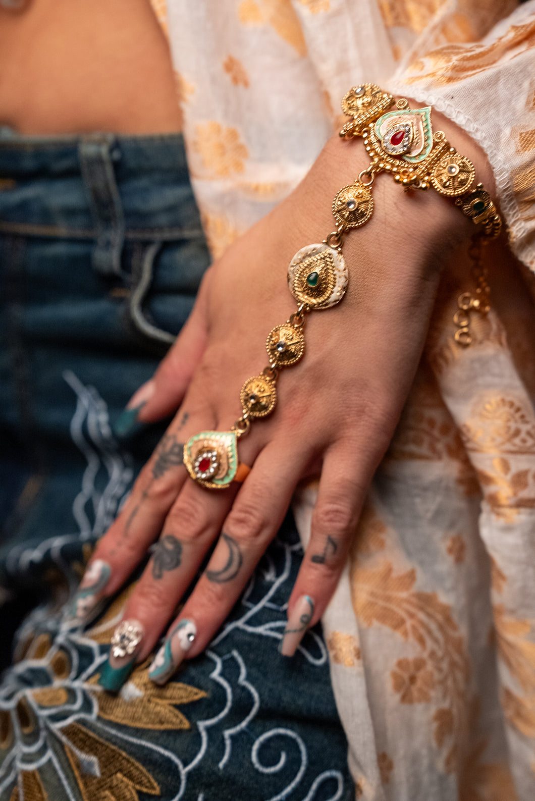 Third Eye Drip Hand Chain