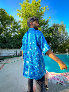 Sapphire Sorcerer Button Up Shirt