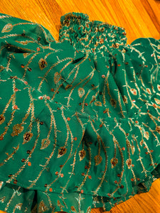 Peacock Princess Micro Mini Skirt