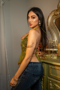 Venus Velvet Sequin Top (PREORDER 8/14)