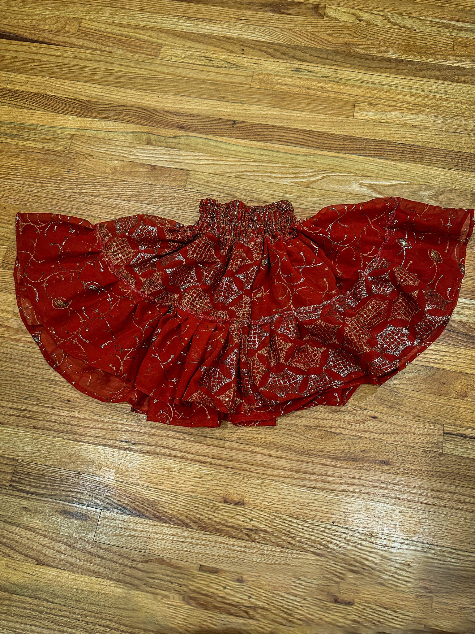 Tiger Honeycomb Micro Mini Skirt