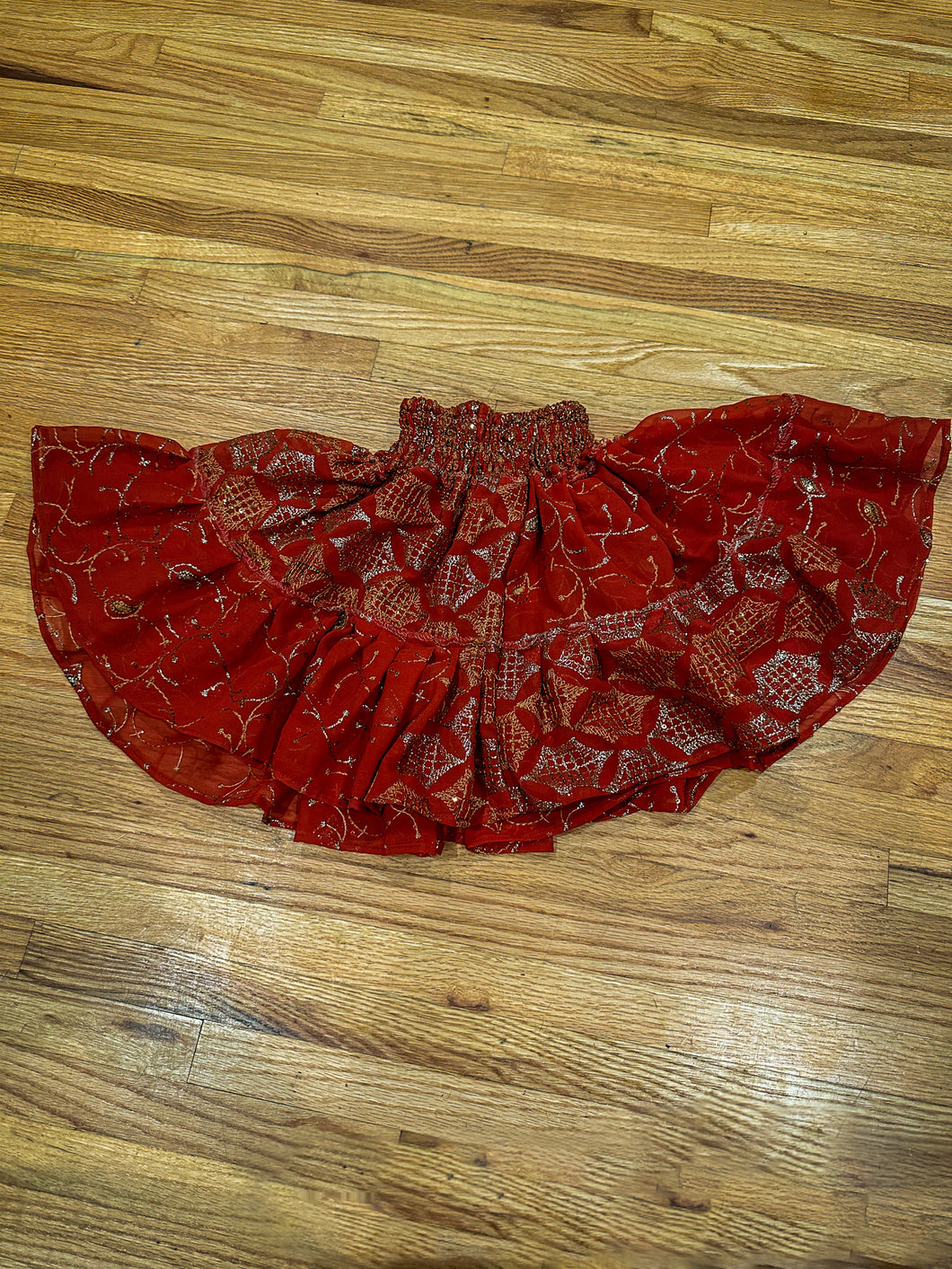 Tiger Honeycomb Micro Mini Skirt