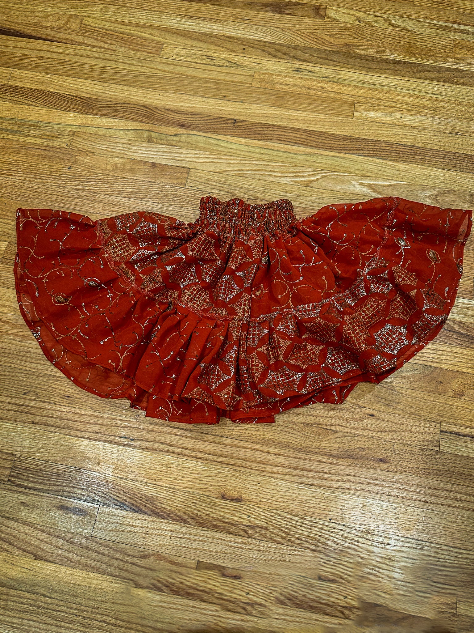 Tiger Honeycomb Micro Mini Skirt