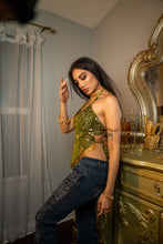 Load image into Gallery viewer, Venus Velvet Sequin Top (PREORDER 8/14)
