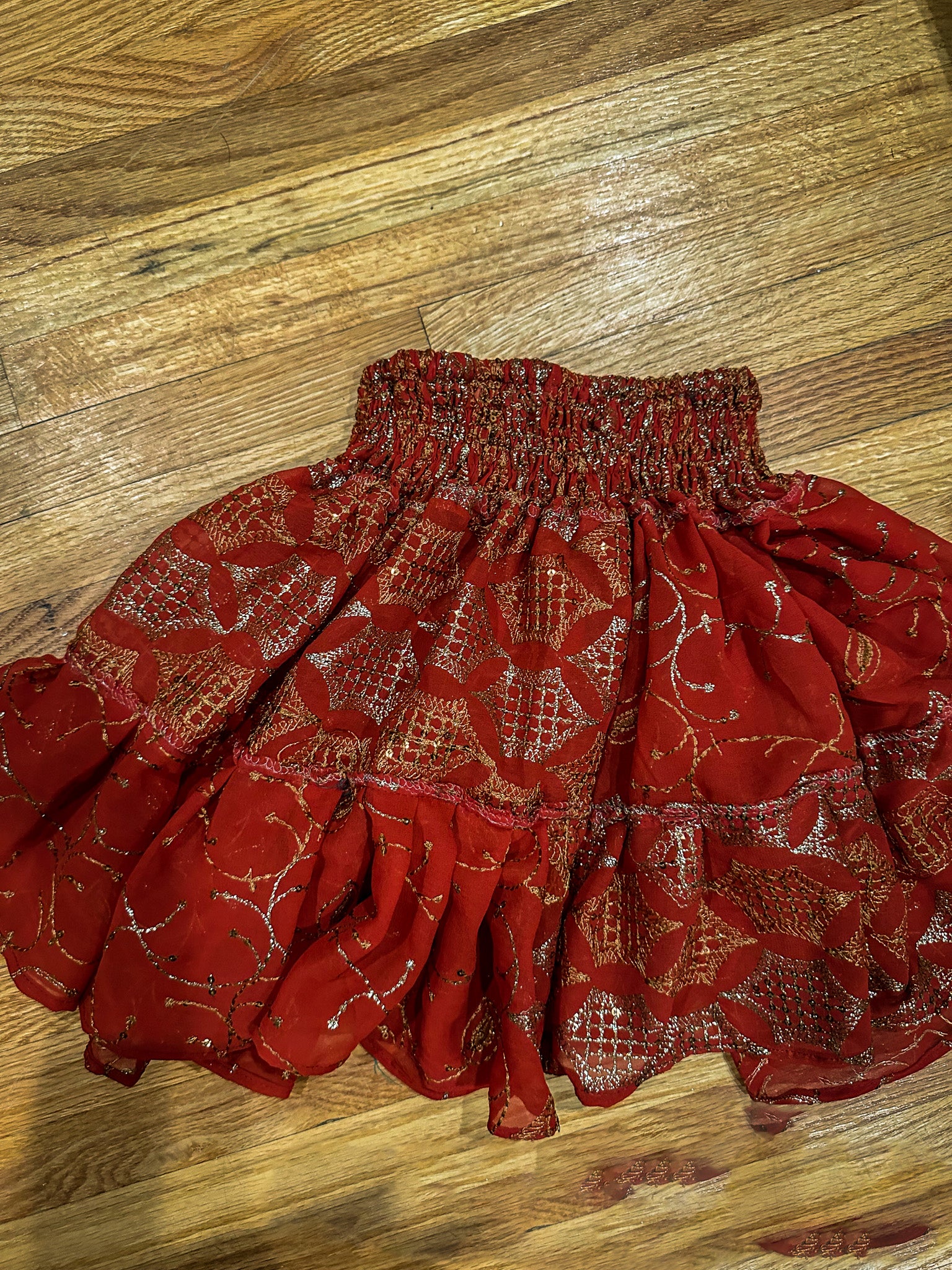 Tiger Honeycomb Micro Mini Skirt