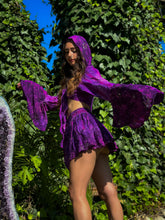 Load image into Gallery viewer, Cosmic Amethyst Micro Mini Skirt Set

