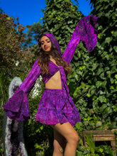 Load image into Gallery viewer, Cosmic Amethyst Micro Mini Skirt Set
