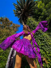 Load image into Gallery viewer, Cosmic Amethyst Micro Mini Skirt Set
