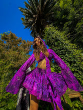 Load image into Gallery viewer, Cosmic Amethyst Micro Mini Skirt Set
