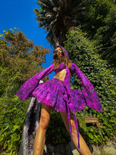 Load image into Gallery viewer, Cosmic Amethyst Micro Mini Skirt Set
