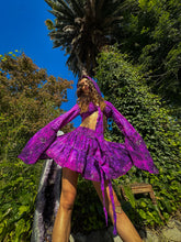 Load image into Gallery viewer, Cosmic Amethyst Micro Mini Skirt Set
