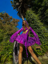 Load image into Gallery viewer, Cosmic Amethyst Micro Mini Skirt Set
