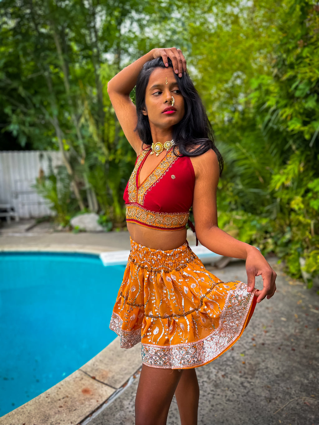 Sun Goddess Micro Mini Skirt