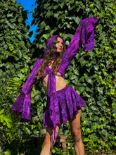 Load image into Gallery viewer, Cosmic Amethyst Micro Mini Skirt Set
