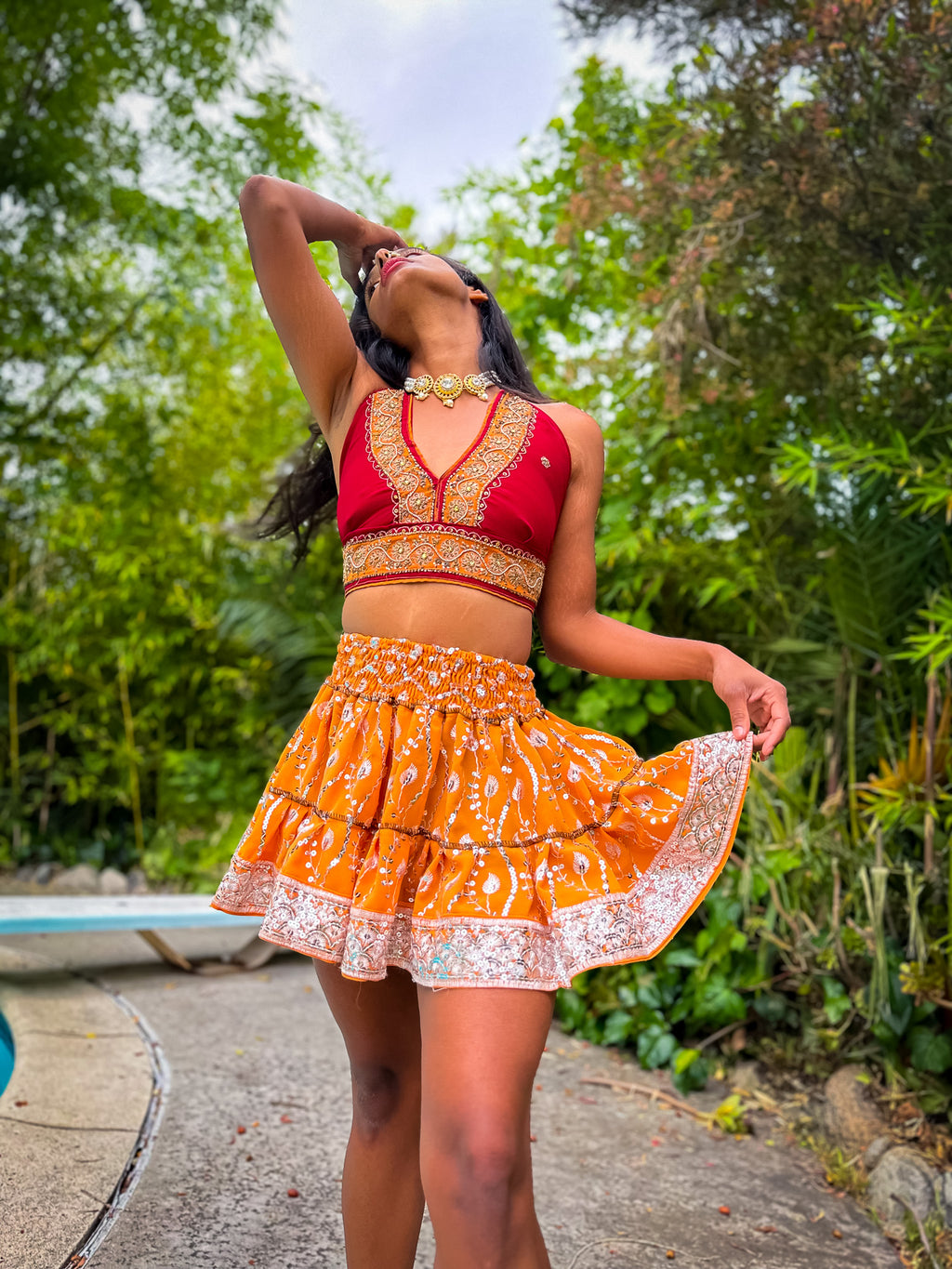 Sun Goddess Micro Mini Skirt